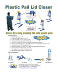 PLC-P Plastic Pail Lid Closer Brochure