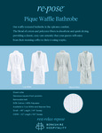Repose-Pique Waffle Bathrobe