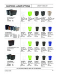 room360® Catalog Waste Bin and Liner Options room360® Catalog Waste Bin and Liner Options