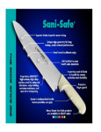 Dexter-Russell SaniSafe Knives Informational Brochure