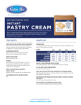 Satin Ice Instant Pastry Cream Brochure Satin Ice Instant Pastry Cream Brochure