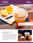 Solo Prima Strawless Lid Brochure Solo Prima Strawless Lid Brochure