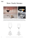 Stolzle New York Stems Brochure