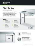 Buying guide for Regency dish tables