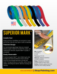 Superior Mark Floor Marking Tape brochure Superior Mark Floor Marking Tape brochure