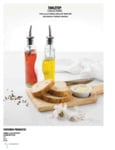 Tablecraft 2020 Tabletop Solutions Oil and Vinegar Bottles Brochure