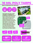 Brochure for tarp 10 mil