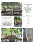 Teak and Cable Wicker TNA2195_TNA2199 Outdoor Interiors
