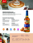 Torani Puremade Zero Sugar Salted Caramel Flavoring Syrup Brochure