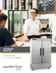 Traulsen Centerline Reach-In Brochure Traulsen Centerline Reach-In Brochure