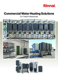 rinnai commercial water heater brochure