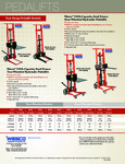 Wesco Pedalift Specsheet Wesco Pedalift Specsheet