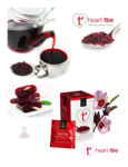Wild Hibiscus Heart-Tee Hibiscus Herbal Tea Bag Brochure 