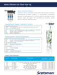 Brochure for Scotsman Water Filtration Systems Brochure for Scotsman Water Filtration Systems