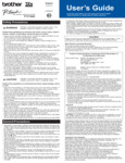 Brother P-Touch Wireless Industrial Label Printer PTP750 Manual