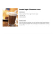 Brown Sugar Cinnamon Latte Recipe Brown Sugar Cinnamon Latte Recipe