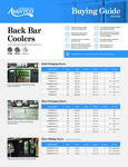 Avantco Back Bar Cooler Buying Guide