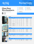Avantco Glass Merchandisers Buying Guide Avantco Glass Merchandisers Buying Guide