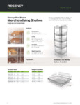 Regency Space Solutions Post Basket Merchandising Shelves