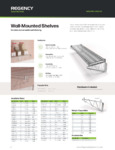 Regency Space Solutions Wall-Mounted Shelves