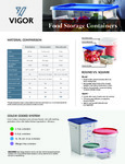 Vigor Food Storage Buying Guide