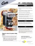 CAFE2DB10A000 Cleaning Instructions