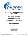 California Air Tools 10020HDCADC Owner's Manual California Air Tools 10020HDCADC Owner's Manual