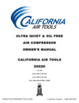 California Air Tools  20020  Owner's Manual