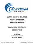 California Air Tools 20040SPCAD Owner's Manual California Air Tools 20040SPCAD Owner's Manual