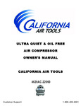 California Air Tools 4620AC-22060 Air Compressor Owner's Manual