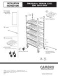 Cambro Dome Drying Rack Installation Guide Cambro Dome Drying Rack Installation Guide