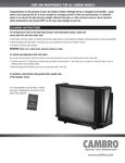 Cambar Care Maintenance Guide Cambar Care Maintenance Guide