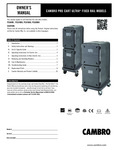 Cambro PCU Manual - updated Cambro PCU Manual - updated