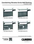 Cambro Wall Shelving Installation Guide Cambro Wall Shelving Installation Guide