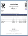 Capora Sauce and Sundae Topping 2022 Kosher Cert