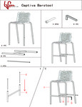 Captiva Barstool PH402B Instructions