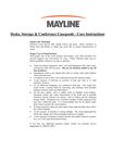 Medina Care Instructions