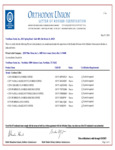 Caribou Kosher Certificate