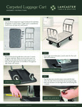 Carpeted luggage instructions