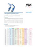 Cat5e Data Sheet