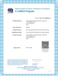 Catania Organic Certificate