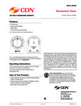 CDN MTM3 Specsheet CDN MTM3 Specsheet