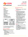 CDN TM30 Specsheet CDN TM30 Specsheet