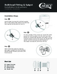Bulkhead Fitting and Spigot instructions Bulkhead Fitting and Spigot instructions