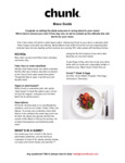 Chunk Menu Guide