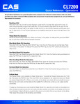 CL7200 Quick Reference - Operations