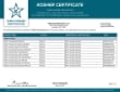 Arrosto Kosher Certificate