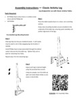 Classic Activity Leg Assembly Classic Activity Leg Assembly