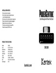 CM1100 Installation Instructions CM1100 Installation Instructions