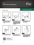 Coffee Takeout Containers 500CTOUT_Instruction Sheet